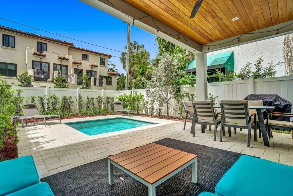 Luxury Paradise Walk To Las Olas -5 Mins To Beach Fort Lauderdale Exterior photo